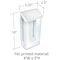 Azar Displays Outdoor Wall Mount Brochure Holder w/Lid. Clear 5.25"Wx10"H, PK2 252961 - alternate 3